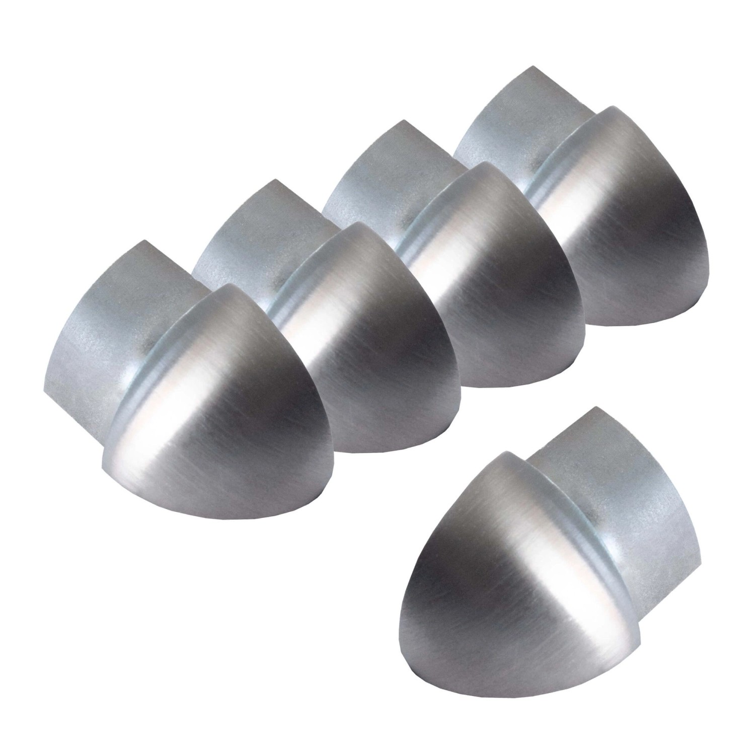 Dalsys Außeneck Fliesenschiene Viertelkreis 5x 12,5mm Edelstahl Gebürstet günstig online kaufen
