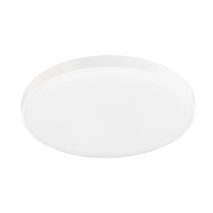 Weiße, runde Reality LED-Deckenleuchte Alioth, geeignet für Feuchträume.