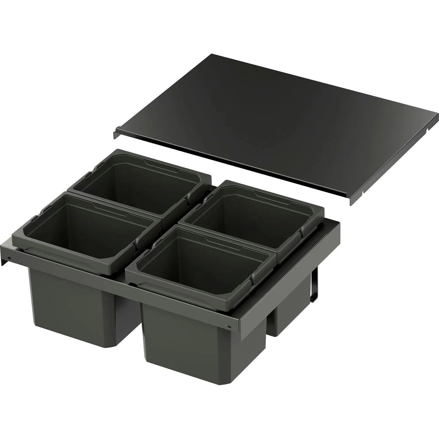 Vauth-Sagel Abfalltrennsystem Envi Flex Xs-216 Korpusbreite 600 mm 4x6, Lava