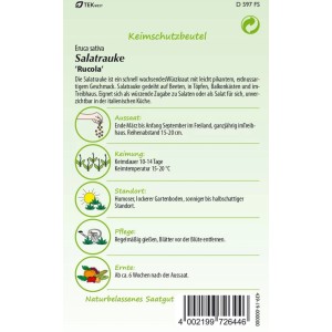 SAMEN PFANN Salatrauke Rucola Kleinpackung