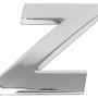 Eufab 3D Autoaufkleber Z in Chrom-Optik für die individuelle Außenausstattung.