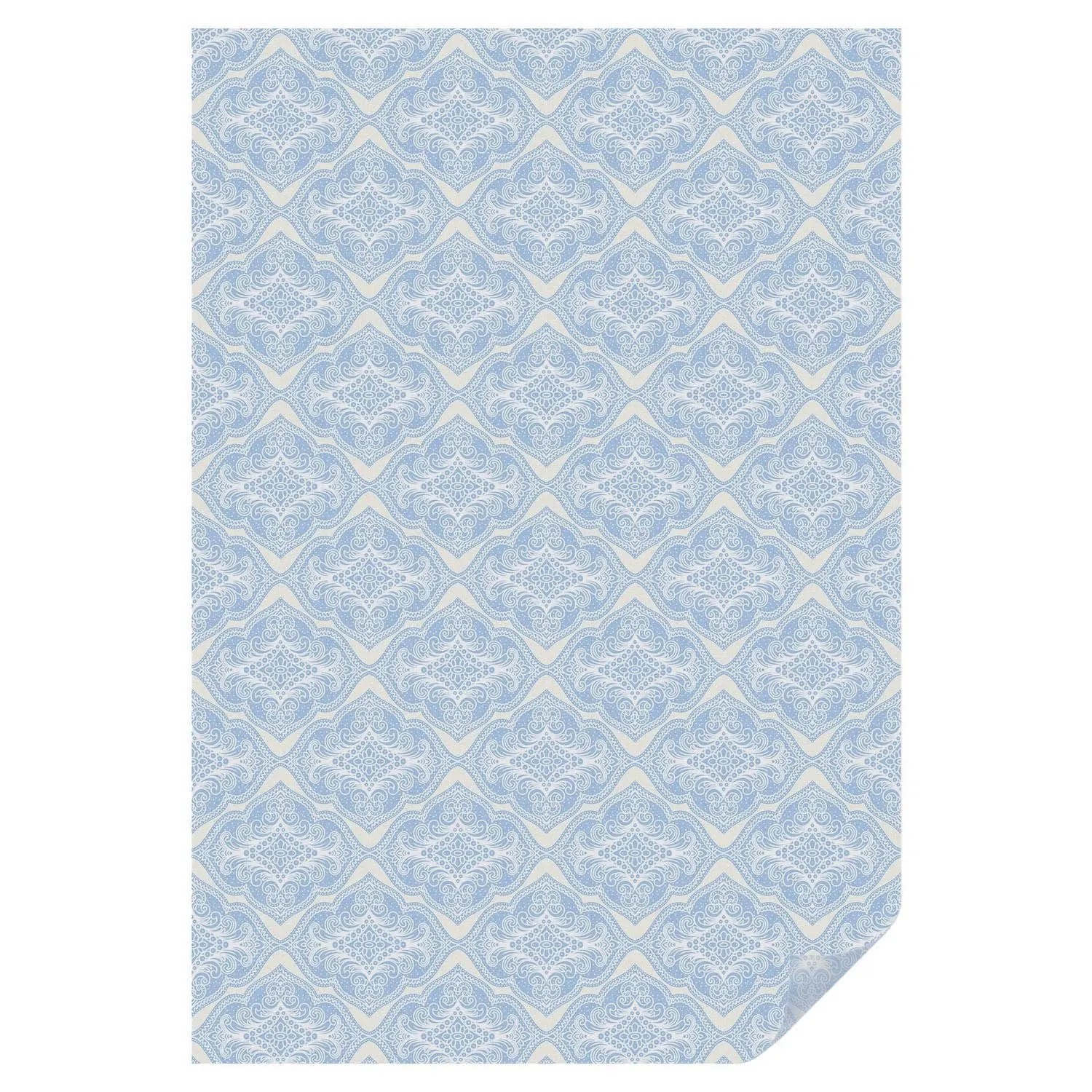 Tulup Fensterfolie Blumenschmuck Fensterfolie Sichtschutz 100x146 cm Blau F günstig online kaufen