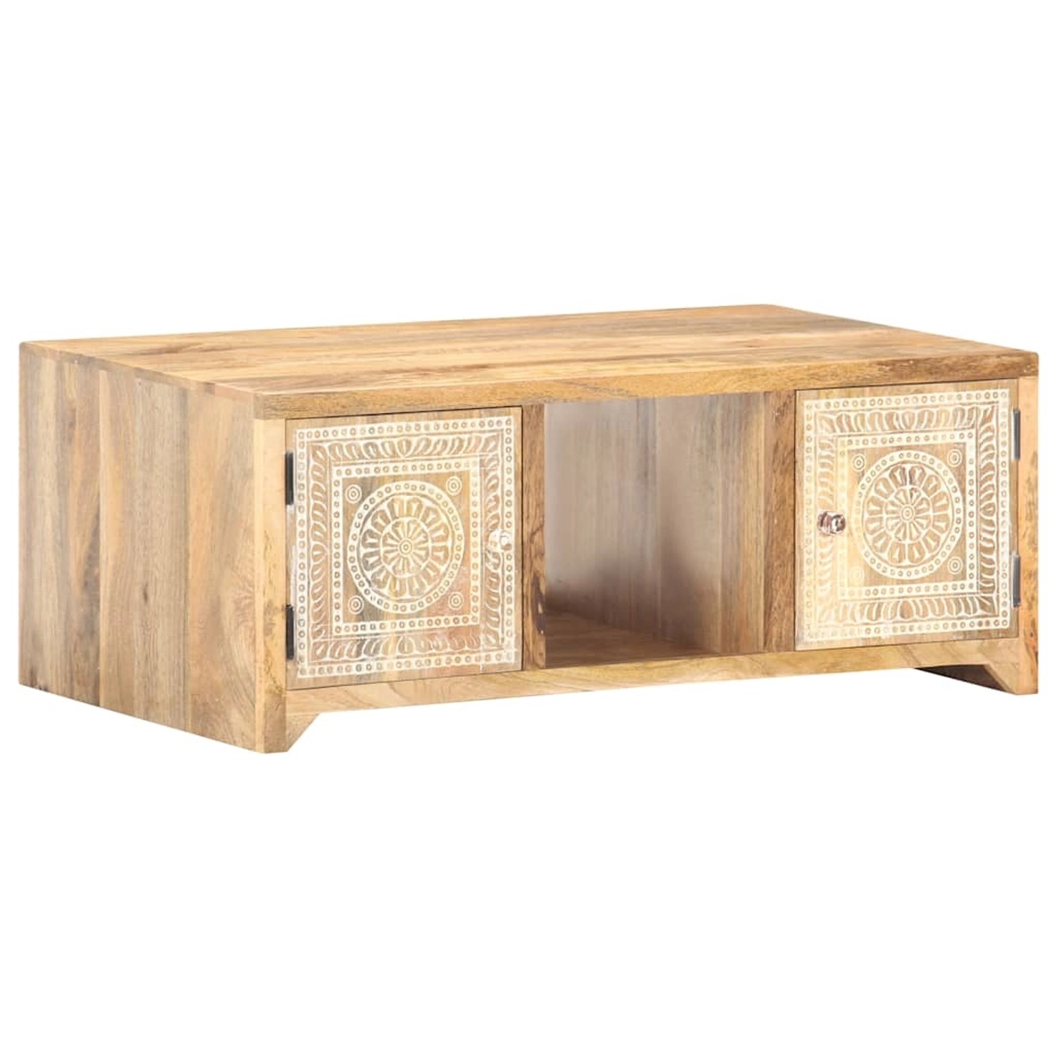 vidaXL Couchtisch 90x50x35 cm Mango Massivholz 321801 günstig online kaufen