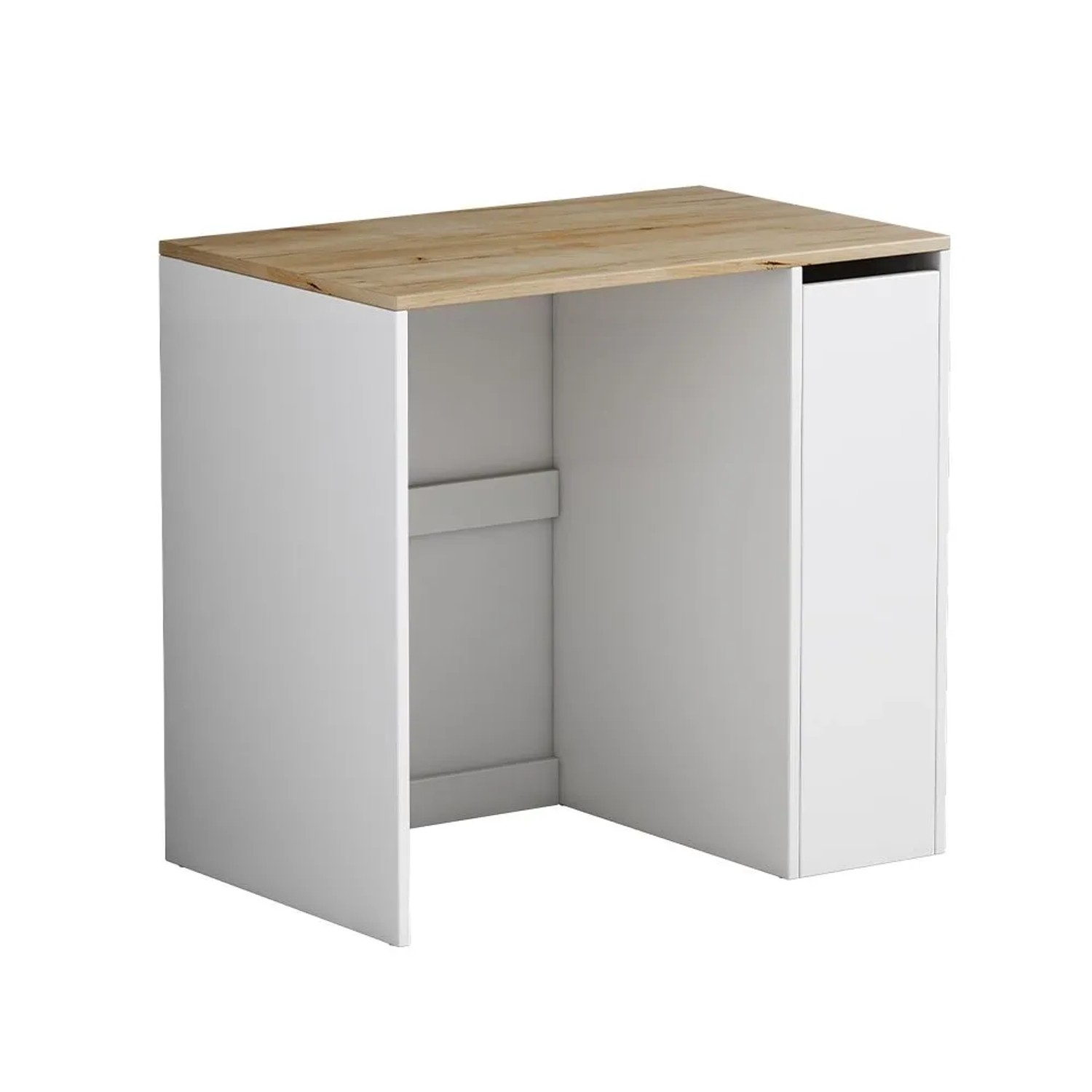 Vicco Waschmaschinenschrank Lavik Weiß 94 x 89 mit 3 Fächer