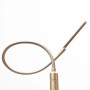 Kalb LED Bettleuchte, 4W, dimmbar, warmweiß, Messing matt, mit flexiblem Schwanenhals.