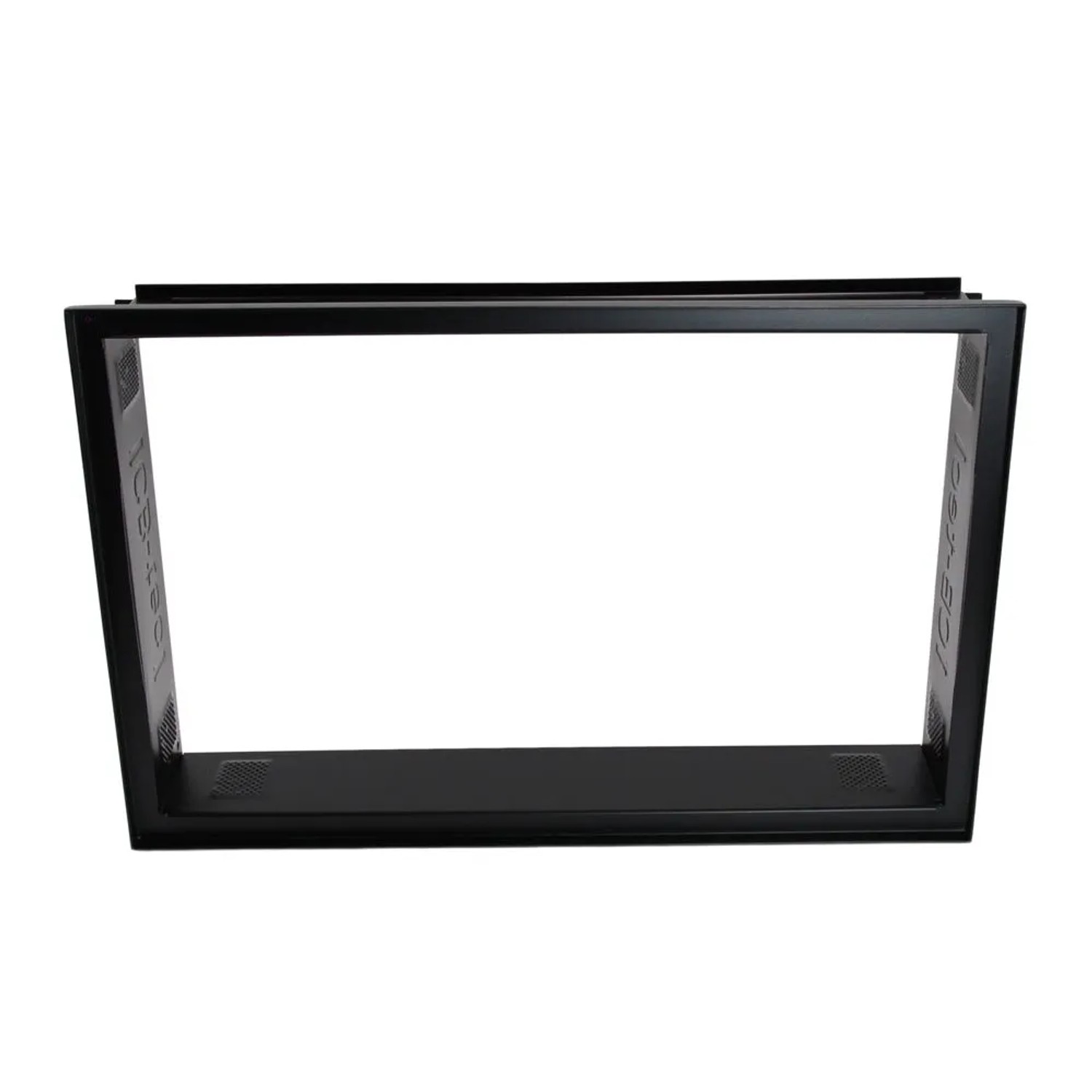 Häusler Einbaurahmen für Lüftungsgitter EBRPB 3523 S Schwarz 350 x 230 Putzbündig