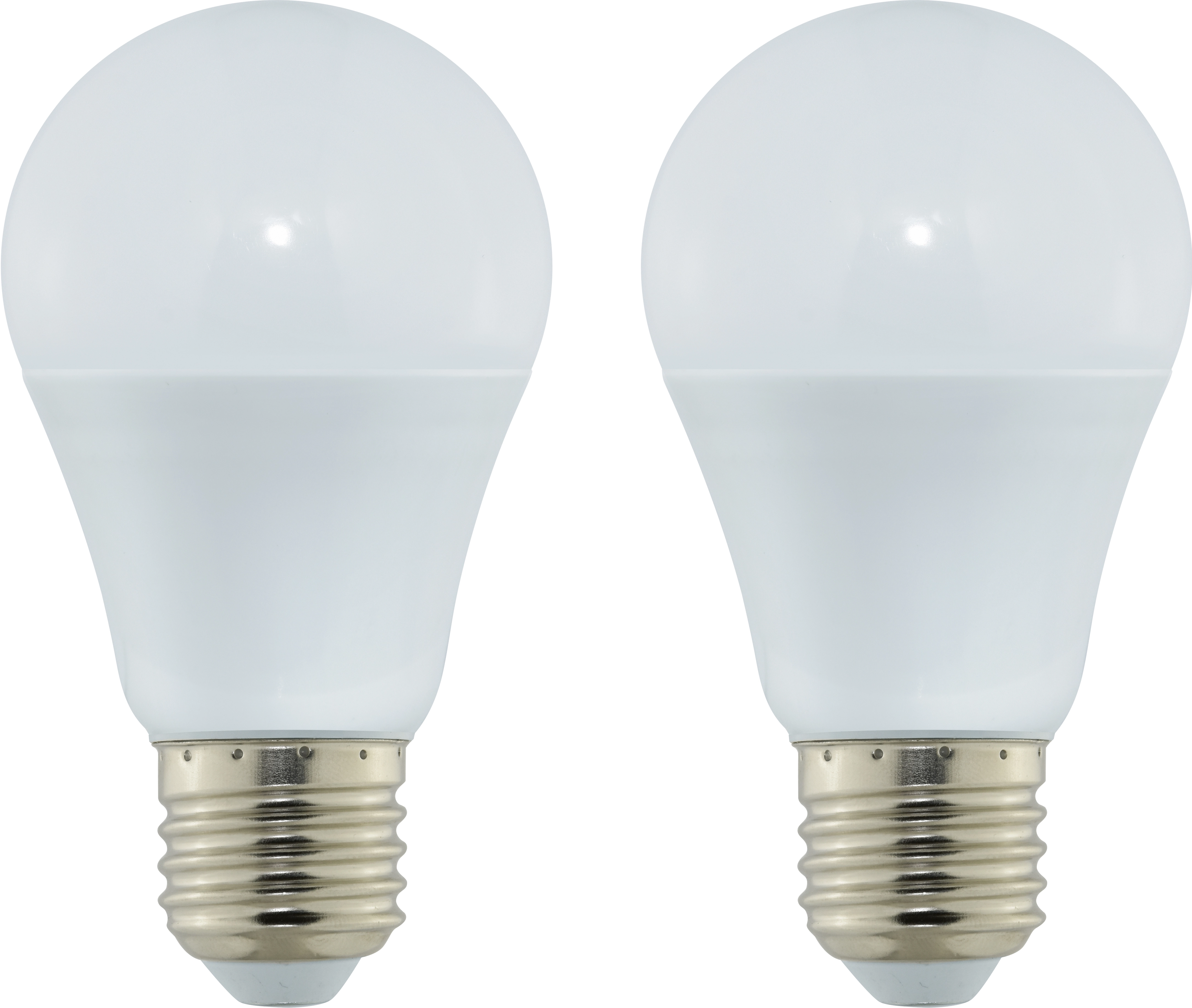 LED-Leuchtmittel Glühlampenform EEK: Warmweiß E27 /10 A+ (806 2er-Pack lm) W