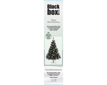 Black Box Trees Weihnachtsbaum Fynn LED Silber-Mintgrün H 185 x Ø 115 cm  kaufen bei OBI
