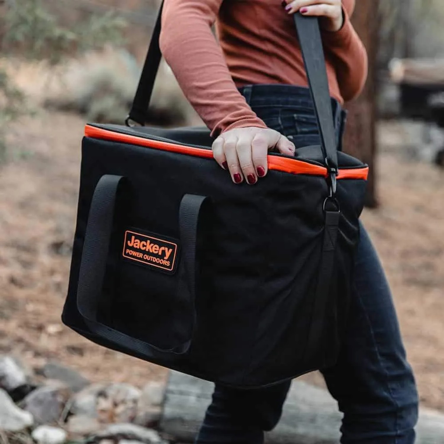 Tasche Für Jackery Explorer 500 Powerstation – Wasserdicht, Mit Vielen Fächern, Tragegurt – Aufbewahrungstasche