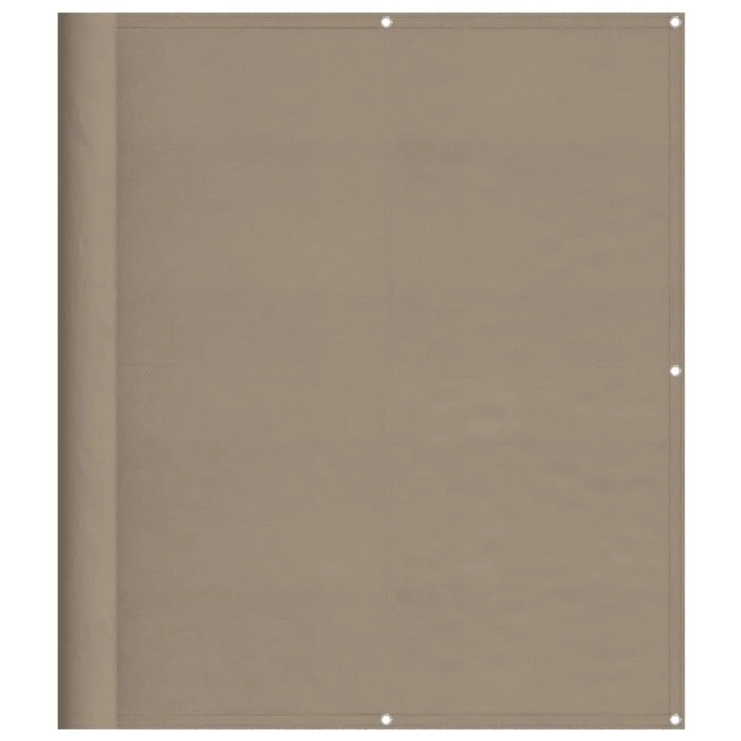 vidaXL Balkon-Sichtschutz Taupe 120x700 cm 100 % Polyester-Oxford 4000249 günstig online kaufen