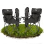 BigDean Luxus Campingstuhl Faltbar Extra Groß 150 KG Belastbar Stabil Und Bequem_9