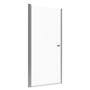 Aquabatos Duschkabine Nischentür, 100x187cm, Drehtür aus ESG-Glas mit Magnetdichtung.