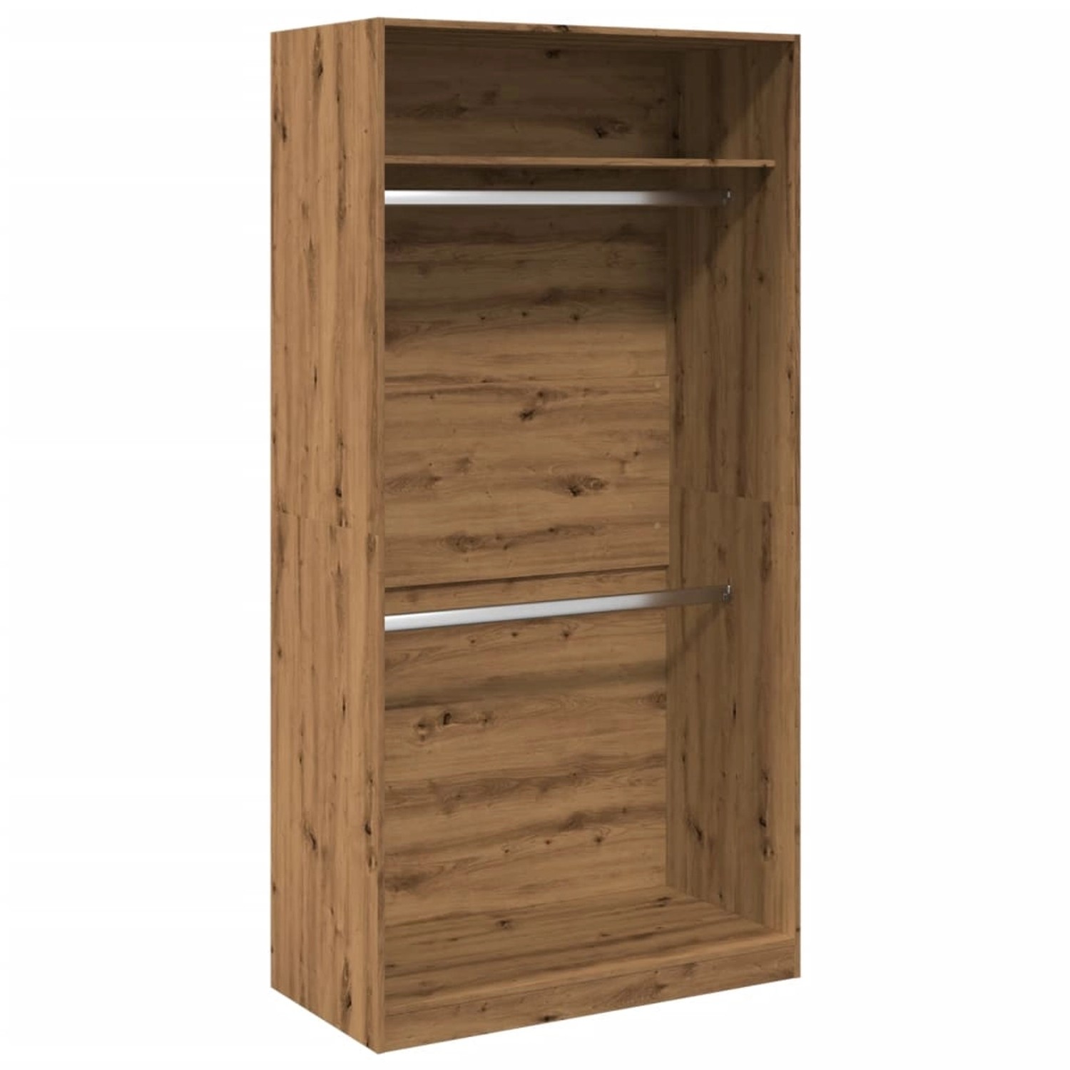 vidaXL Kleiderschrank Artisan-Eiche 100x50x200 cm Holzwerkstoff 3307809 günstig online kaufen