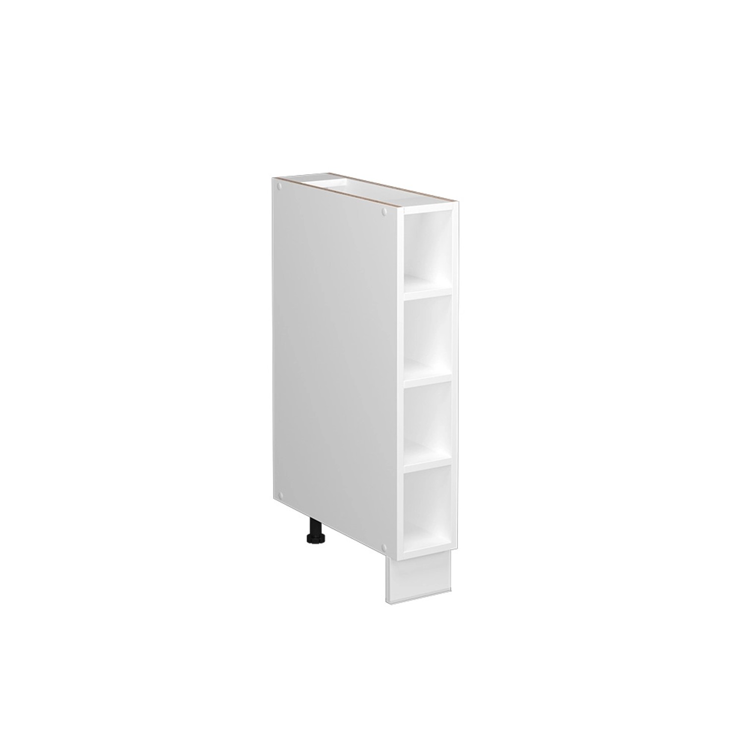 Vicco Midischrank Fame-Line Weiß/Weiß 15 x 82 cm ohne Arbeitsplatte