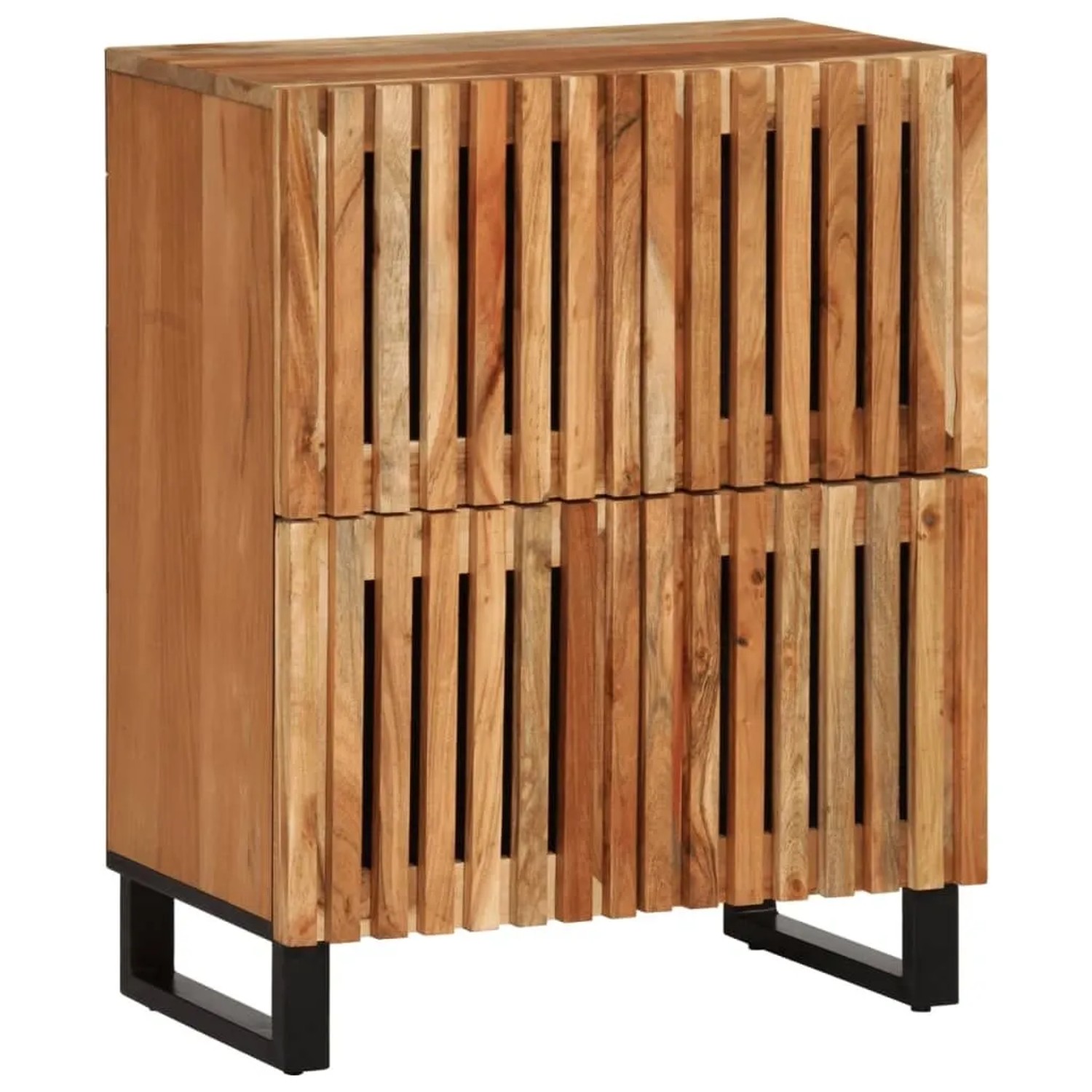 vidaXL Sideboard 60x34x75 cm Massivholz Akazie 377565 günstig online kaufen