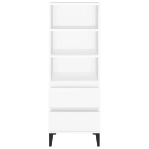 vidaXL Highboard Weiß 40x36x110 cm Holzwerkstoff 821244