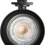 Ledvance Schienensystem Spot Stelle Cylinder, schwarz. Strahler für Schienensysteme.