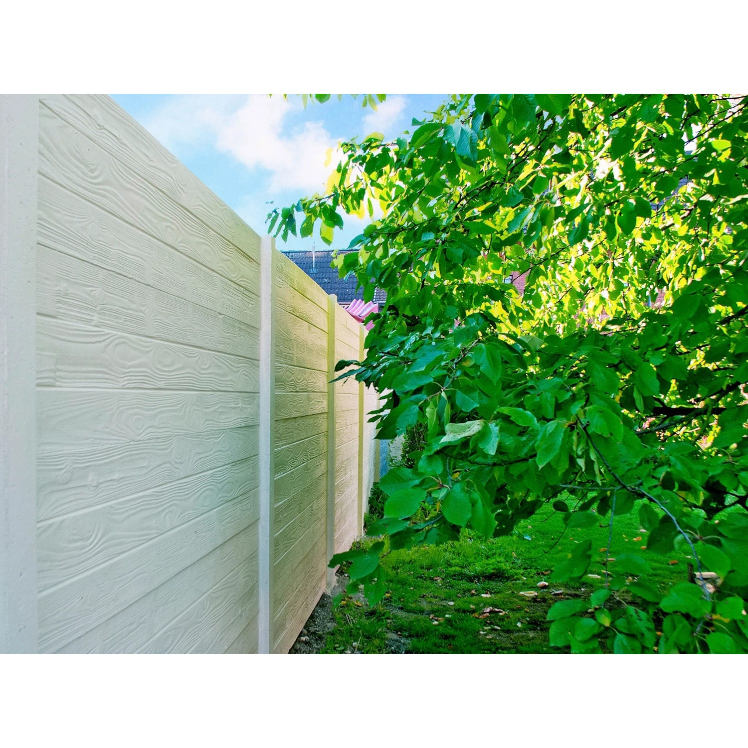 Betonzaun-Platte Prestige 200 cm x 38, 5 cm x 3 cm