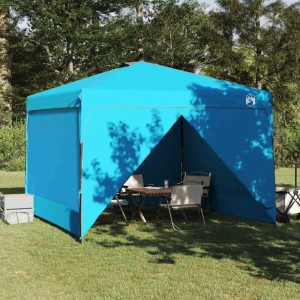 vidaXL Pavillon-Zelt Blau 290 x 290 x 251 cm Stoff 42007383