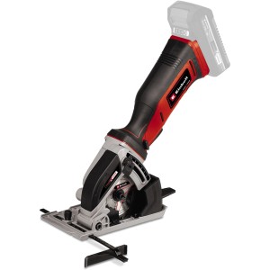 Einhell Akku-Mini-Handkreissäge TE-CS 18/89 Li Solo, rot/schwarz, ohne Akku.