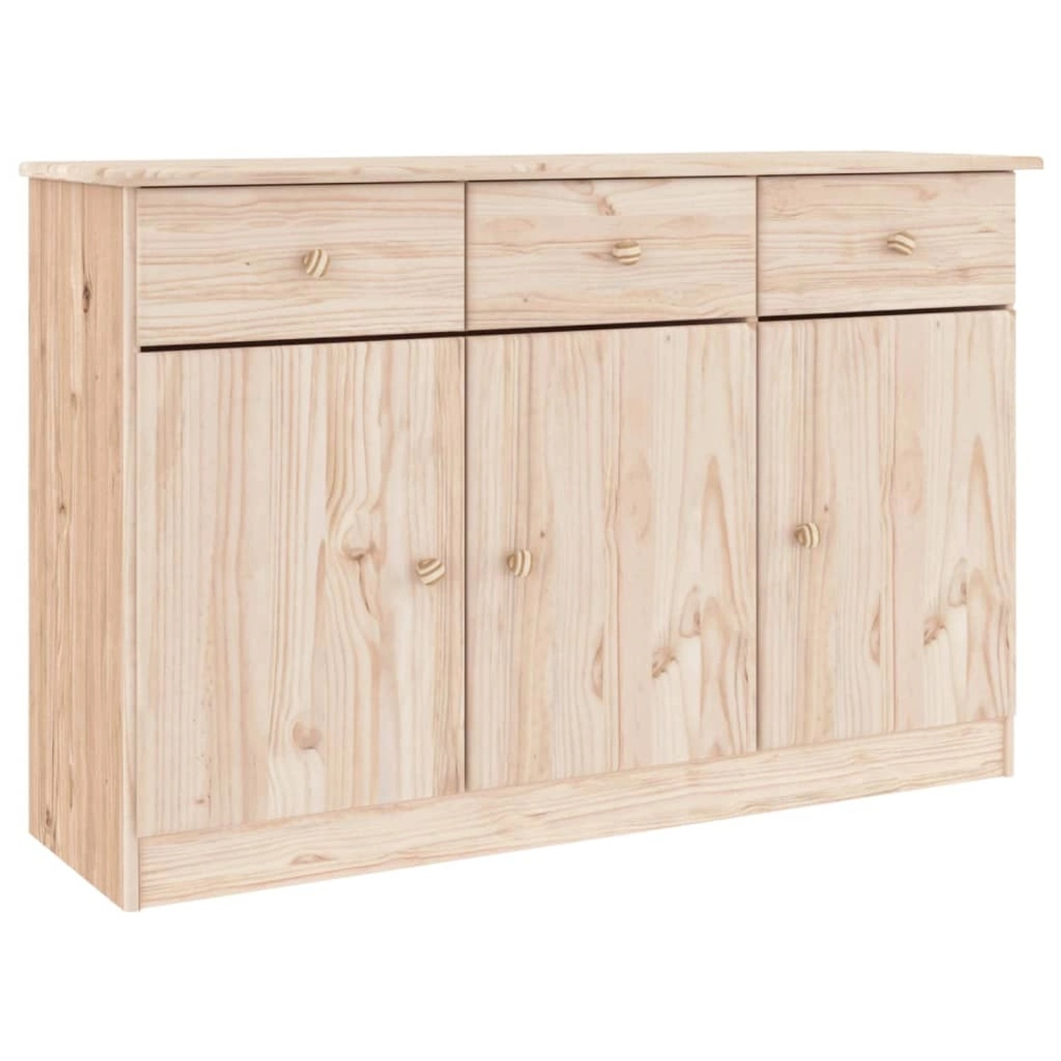 vidaXL Sideboard ALTA 112x35x73 cm Massivholz Kiefer 353937 günstig online kaufen