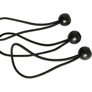 Schwarze Planenspanner Profi, 12 Stück, zur Befestigung von Folien und Planen.