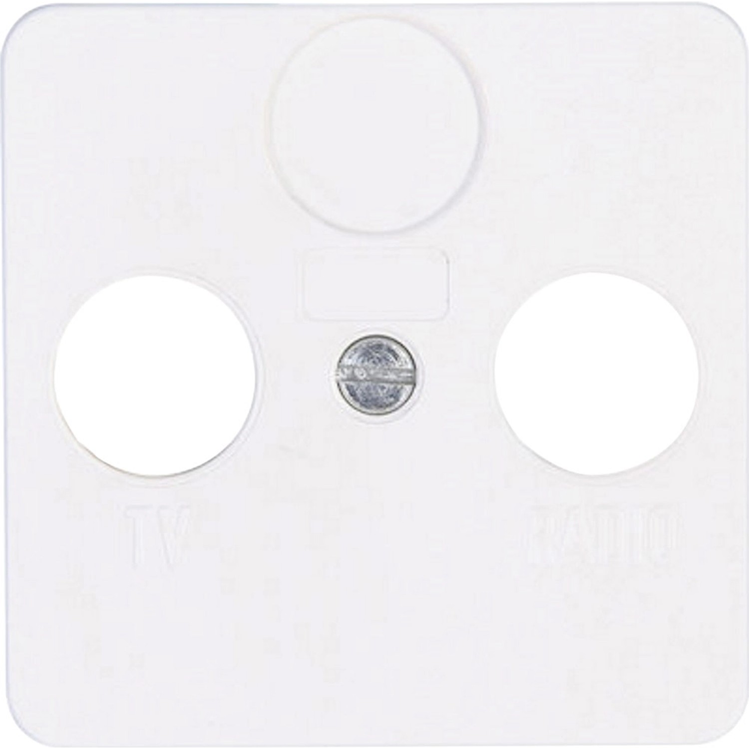 Kopp Antennenabdeckung 2-fach Europa Arktisweiß