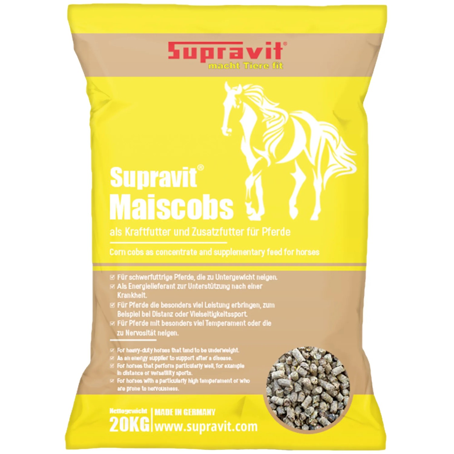 Supravit Maiscobs für Pferde
