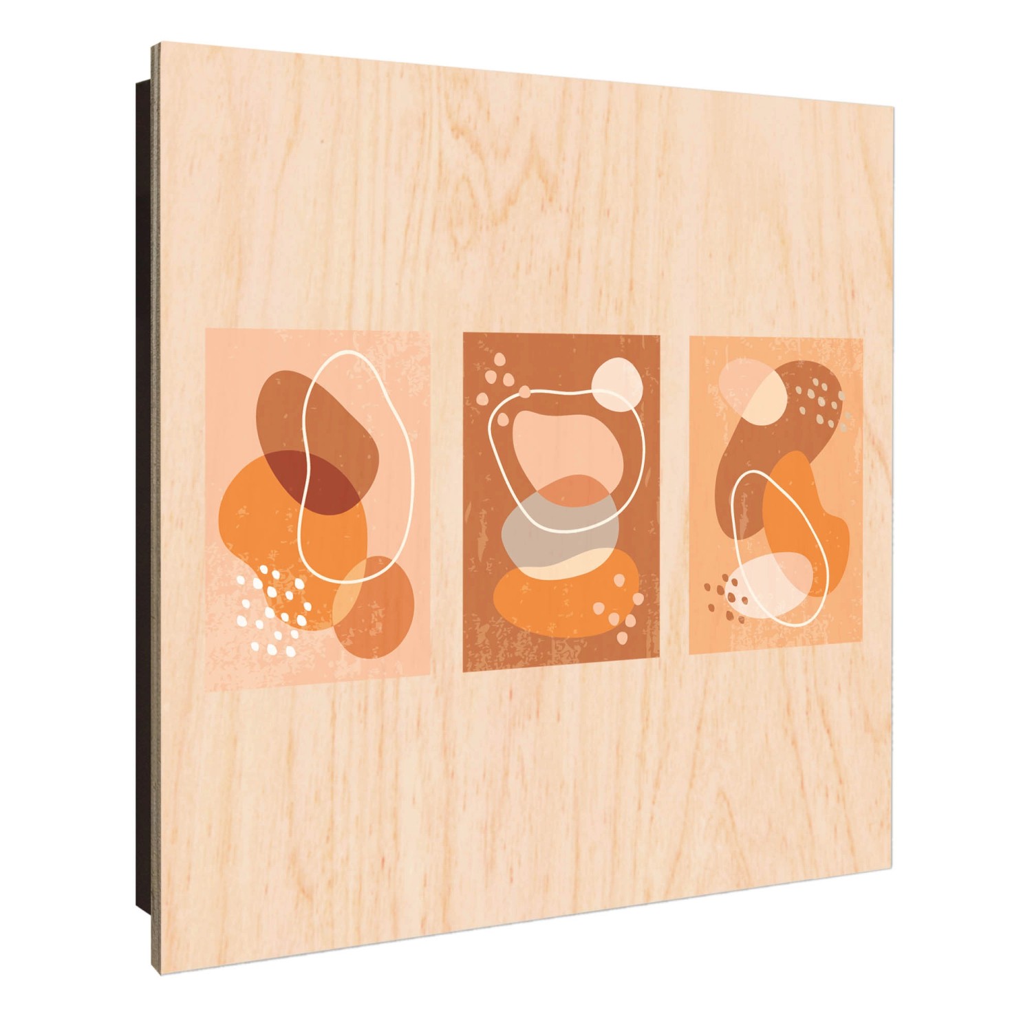Banjado Schlüsselkasten Holz 30x30cm Schwarz Scharnier Rechts 50 Haken Desi günstig online kaufen