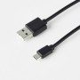 Ladekabel für Brilliant Akku-Tischleuchte Jona, schwarz, mit USB und Micro-USB Anschluss.