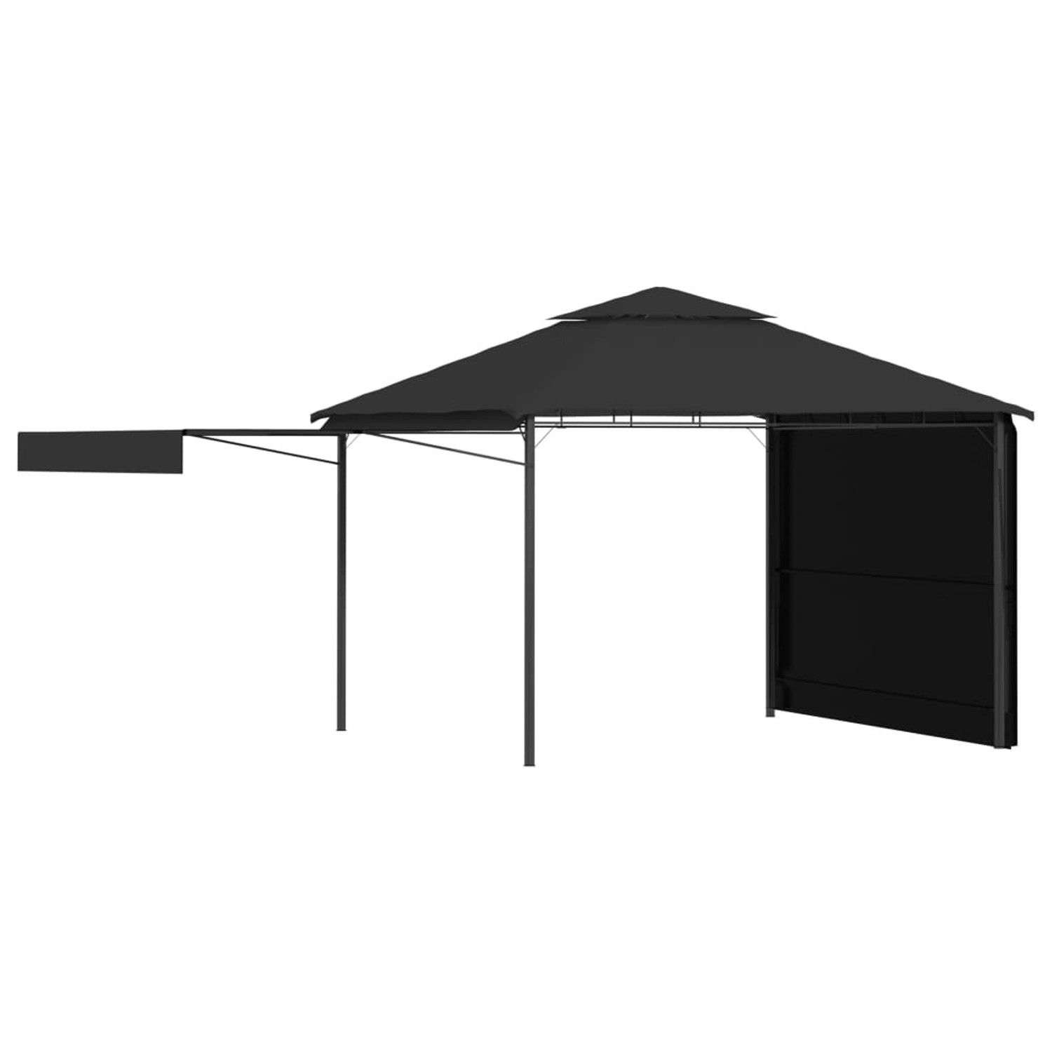 vidaXL Pavillon mit Doppelt ErWeißerten Dächern 3x3x2,75 cm 180 g/m2