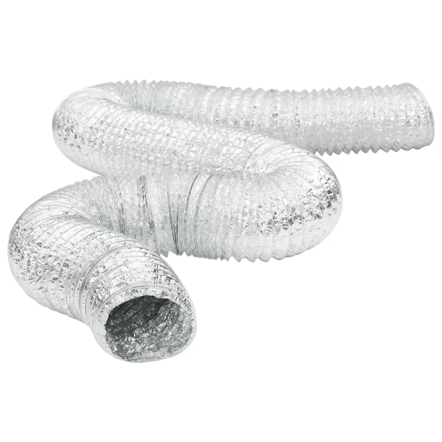 vidaXL Lüftungsschlauch Aluminium 6 m Ø10 cm 4008062
