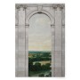 Bricoflor Leinwandbild mit Landschaft und Aquädukt, Wanddeko im Gemälde-Stil, 80x120 cm.