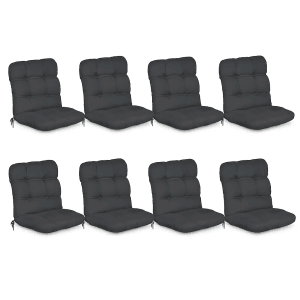 Beautissu Flair NL Niederlehner 100x50x8cm Graphitgrau 8tlg