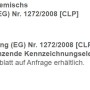 Hinweise zur Einstufung und Kennzeichnung des Fackelmann Accessoires-Klebers.