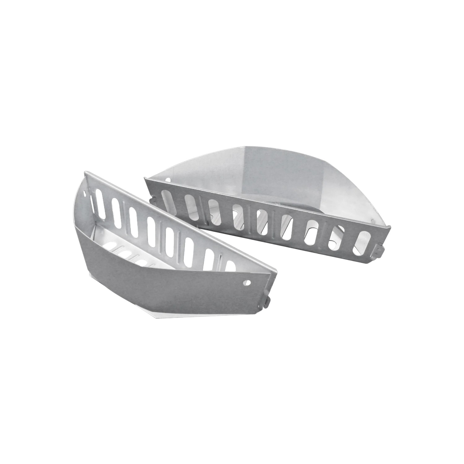 Weber Holzkohlekörbe-Set Silber 2 Stück