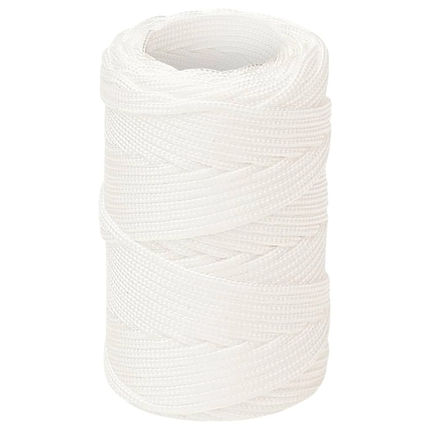 vidaXL Bootsseil Weiß 2 mm 500 m Polypropylen 152533