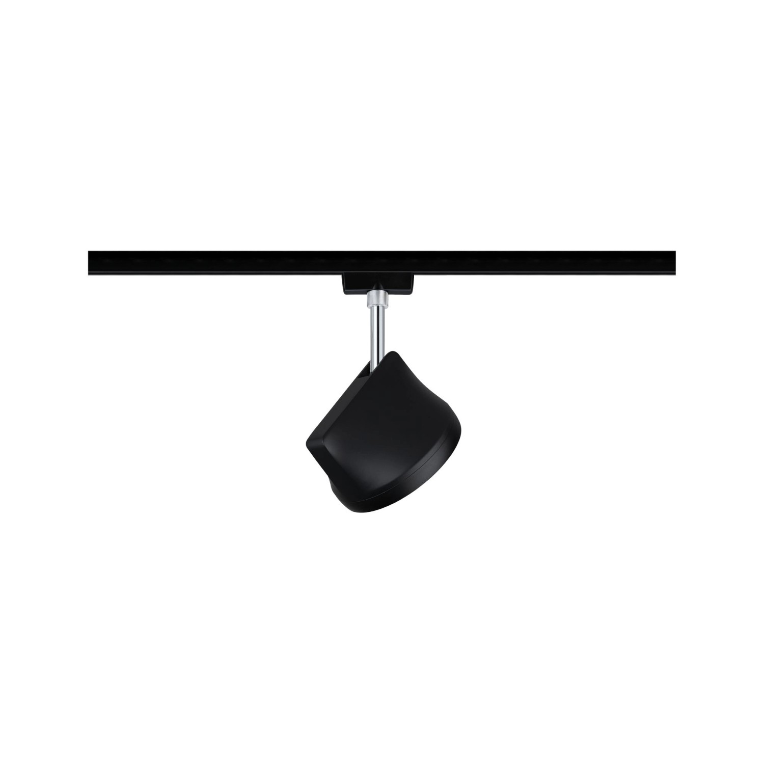 Paulmann URail LED-Spot Arena, schwarz matt/Chrom, 14W, dimmbar, für Schienensysteme.