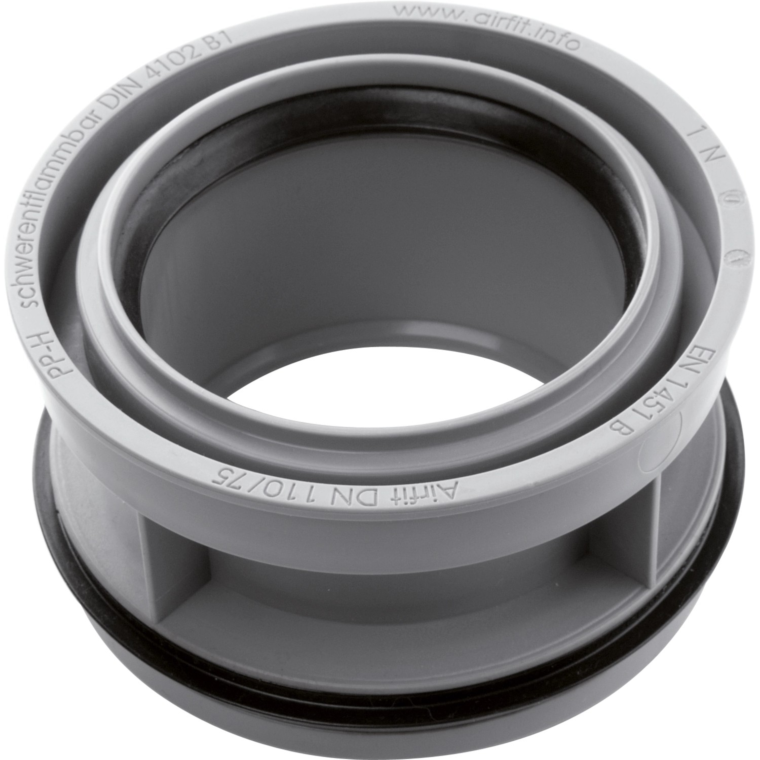 Airfit PP-Abwasser-Innen-Reduzierstück DN 110/75