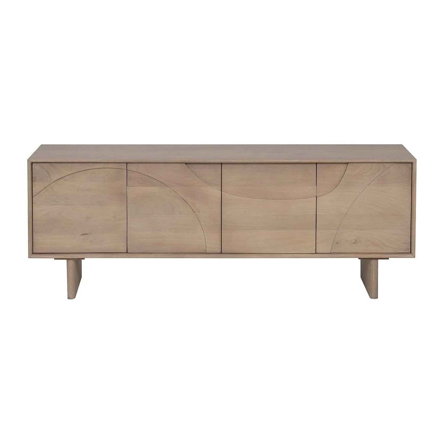 Vente-unique Tv-Board Berlama Naturfarben Hell 160 cm