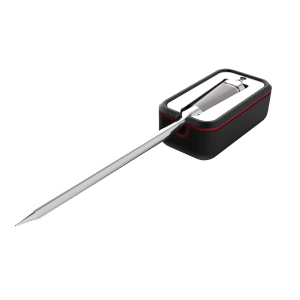 Weber Grillthermometer Smart in Grau, ein digitales Thermometer für präzises Grillen.