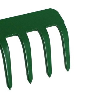 Galaflor Gartenrechen aus Stahl 14 Zinken 35 cm