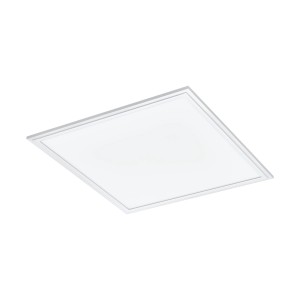 Quadratische, weiße LED-Deckenleuchte Salobrena-Z von Eglo Connect, 45x45 cm.