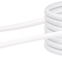 Weißes Schwaiger Antennenkabel, 7,5 m, für Audio- und Video-Verbindungen.