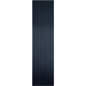 Schwarzes Colortree Akustikpaneel aus Metall, wasserdicht und schallabsorbierend.