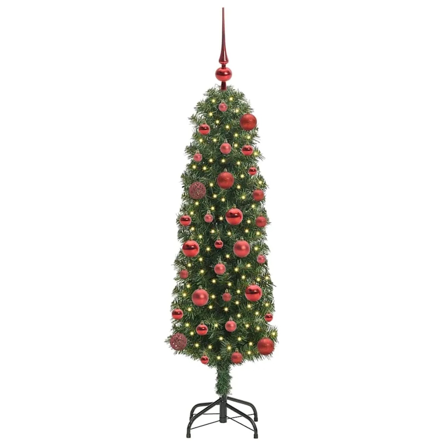 vidaXL Künstlicher Weihnachtsbaum mit 150 LEDs mit Ständer Grün 120 cm 3394921