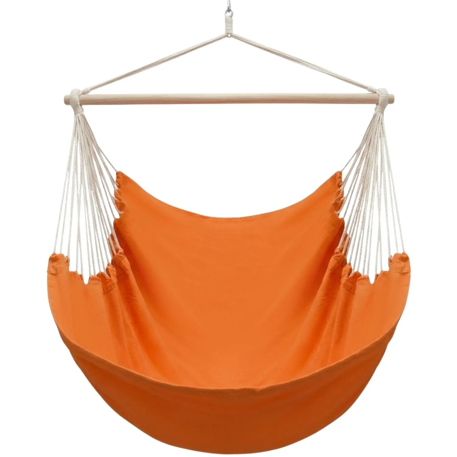 AMANKA Hängesessel bis zu 150 kg Belastbar 185 x 130 cm Orange
