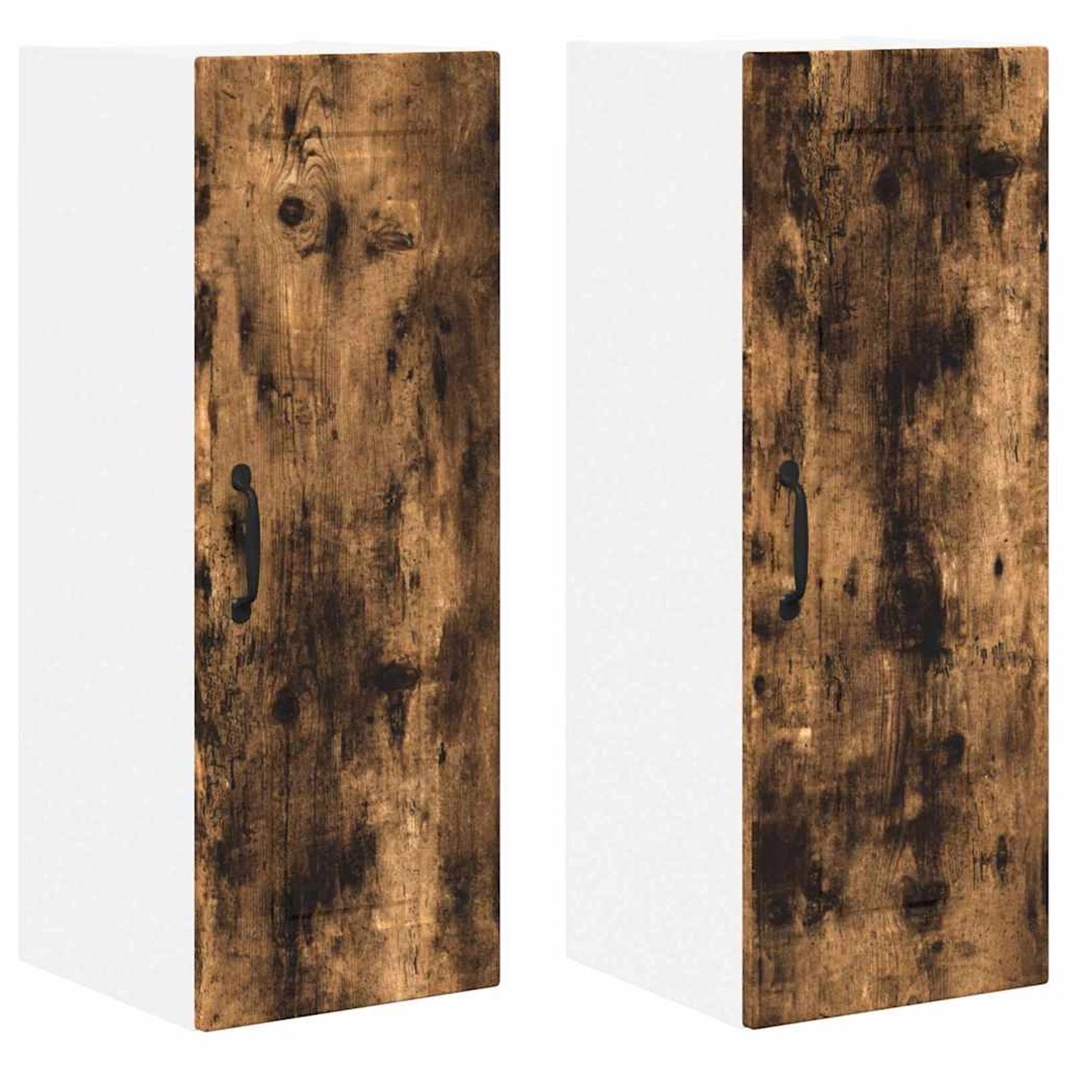 vidaXL Küchenwandschrank 2 Stk Geräucherte Eiche 30 x 31 x 80 cm 885366 günstig online kaufen