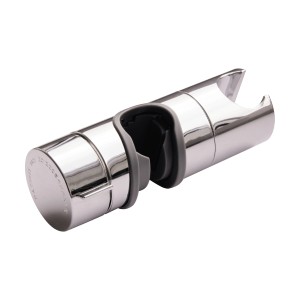 aquaSu Gleiter für Brausestange, Ø 18-25 mm, Chrom, zur flexiblen Duschkopf-Höhenverstellung.