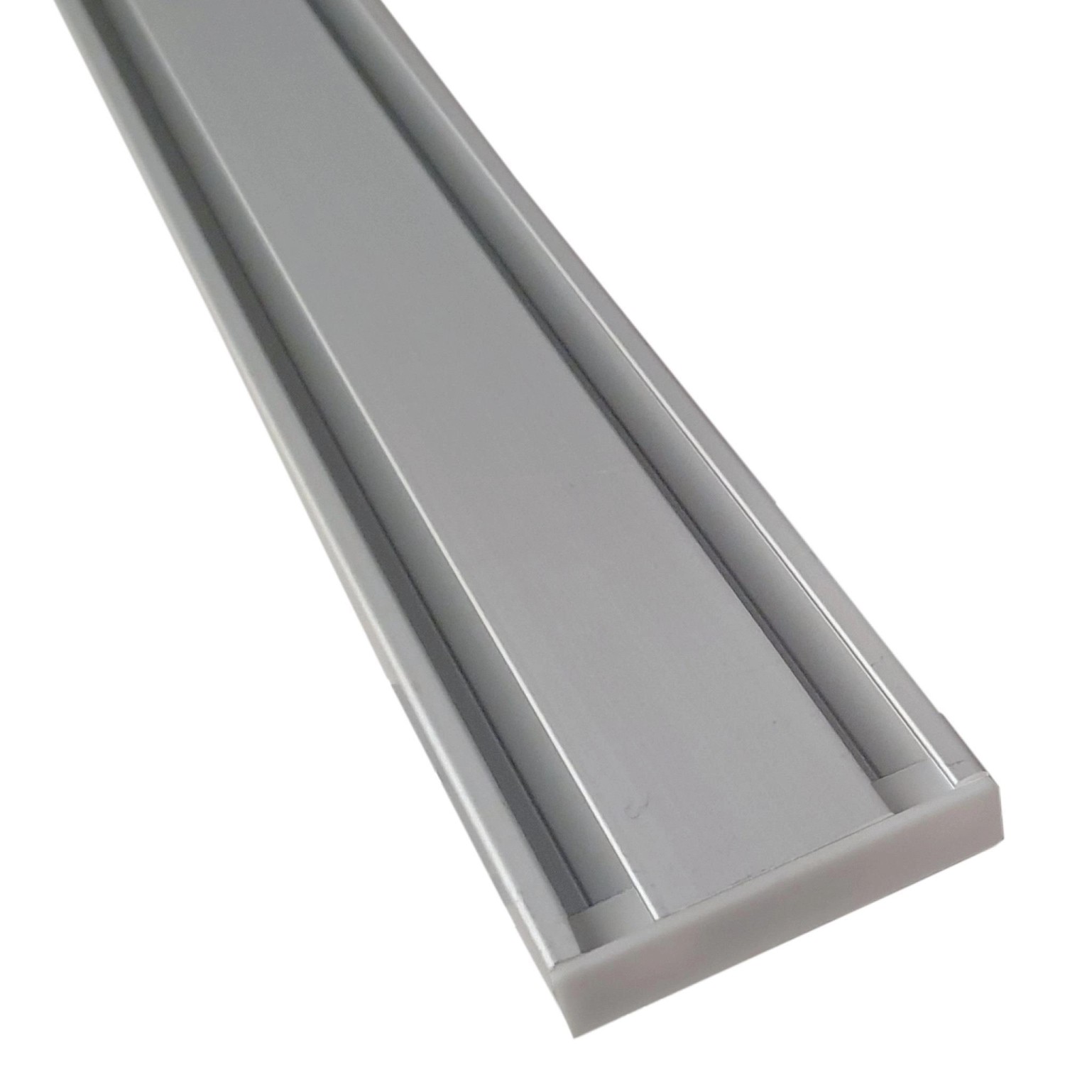 Bestlivings Vorhangschiene 270 cm Aluminium Silber 2 Lauf / 3 x 90 cm günstig online kaufen